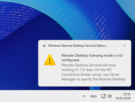 Настройка лицензирования терминального сервера Windows (Windows Server 2025)