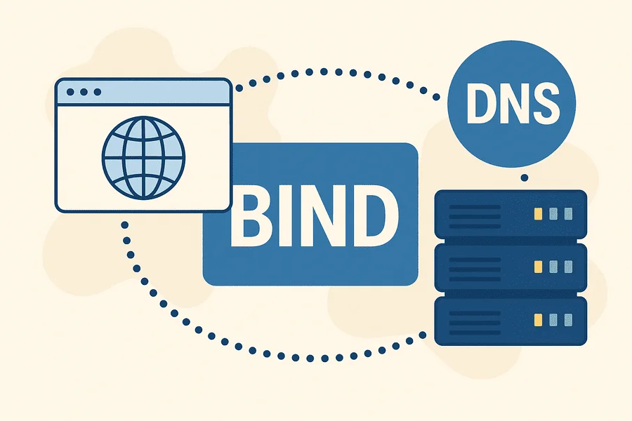 Настройка DNS-сервера Bind для перенаправления запросов к нескольким DNS-серверам с разделением по доменным именам