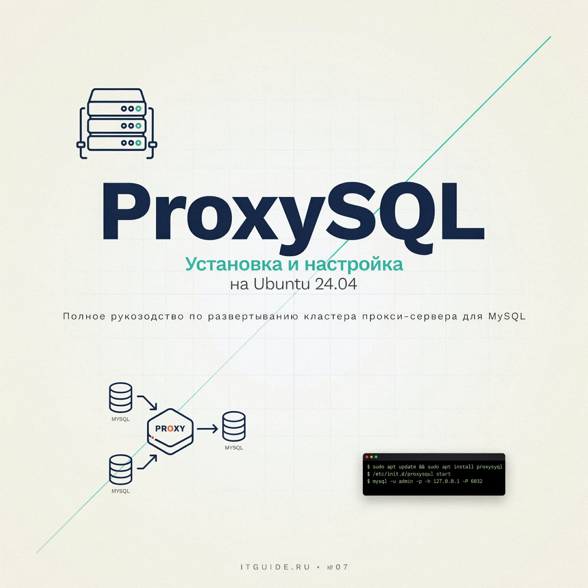 Инструкция по установке и настройке ProxySQL в Ubuntu 24.04