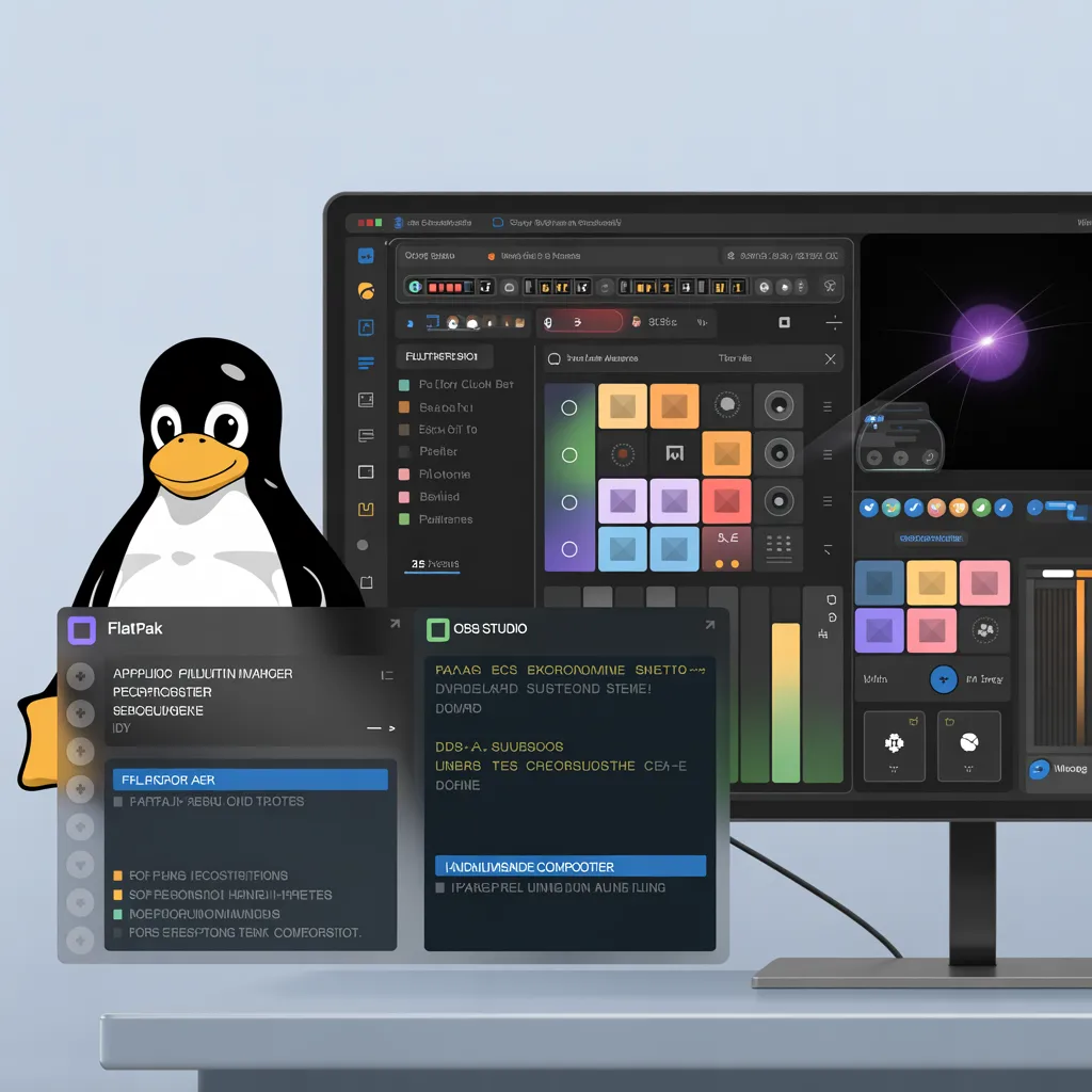 Запись видео в Linux (Wayland): решение проблем с OBS Studio и Flatpak