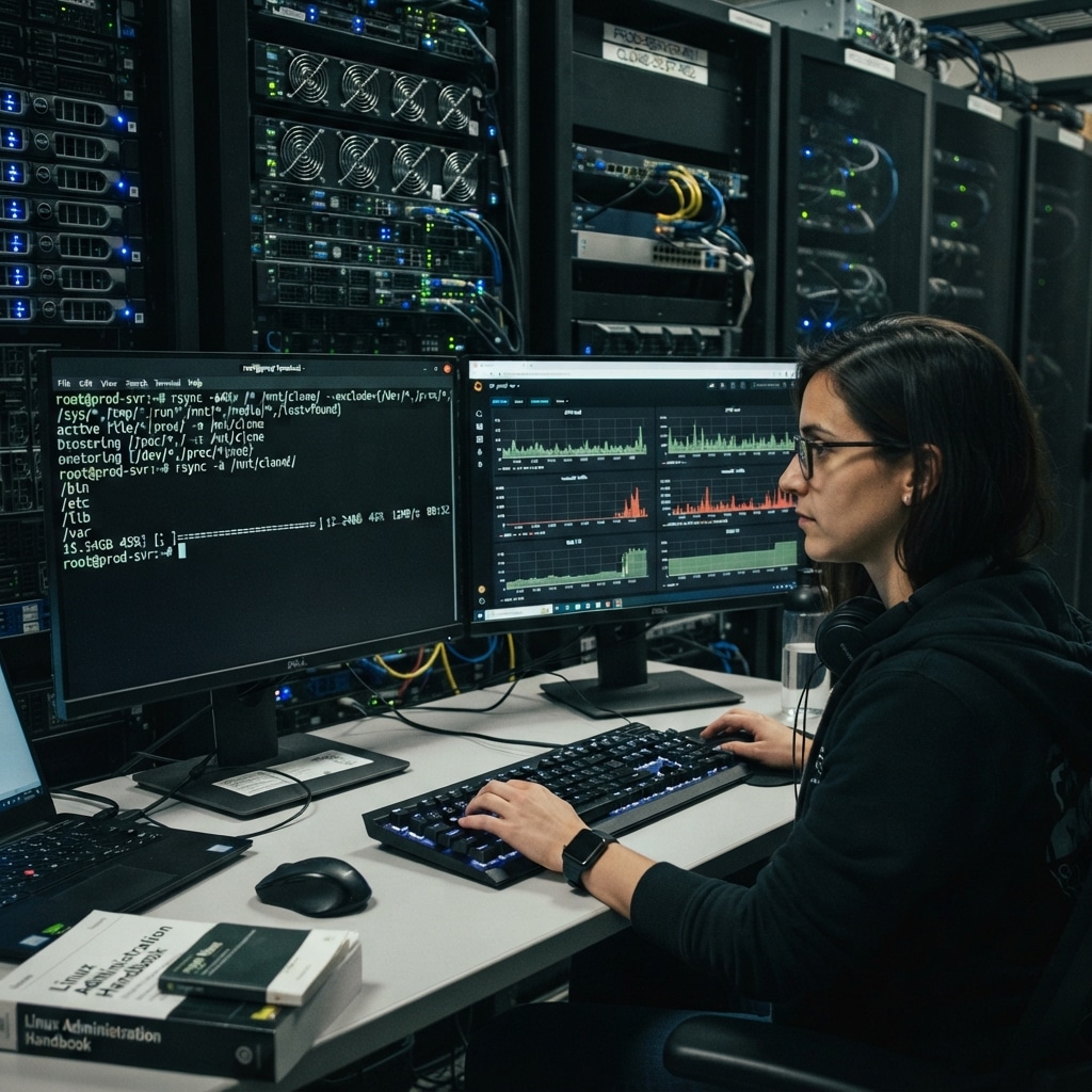 Клонирование работающего Linux-сервера с помощью rsync (немного из практики).